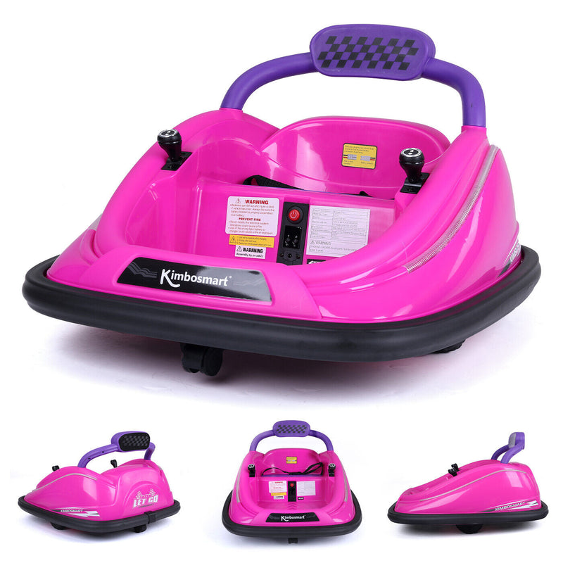 Load image into Gallery viewer, Kimbosmart Electric Bumper Car for Kids - Remote Controlled 360° Spin Ride-On
