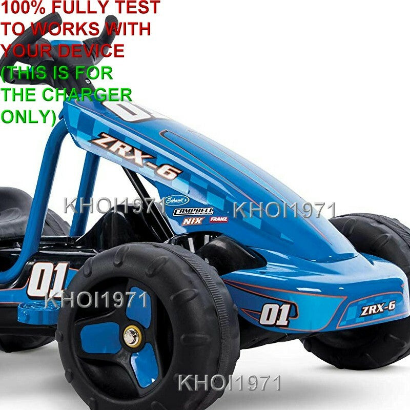 Load image into Gallery viewer, 6V AC Wall Charger Adapter for Blue Flat Cart Ride-On Toy
