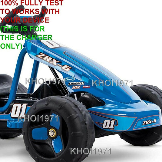 6V AC Wall Charger Adapter for Blue Flat Cart Ride-On Toy