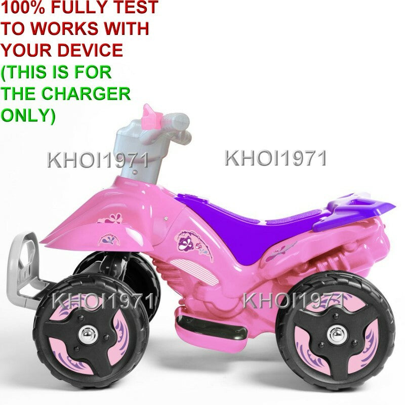 Load image into Gallery viewer, AC Wall Charger Adapter for 6V Battery Compatible with Green and Black ATV Ride-On Quad KL 40050C
