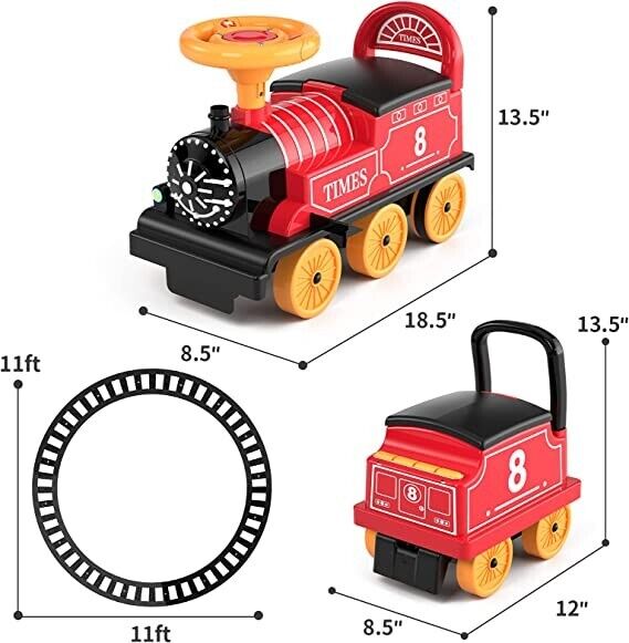 Load image into Gallery viewer, Fun-Filled Electric Ride On Train Set with Track for Kids - Lucky Doug
