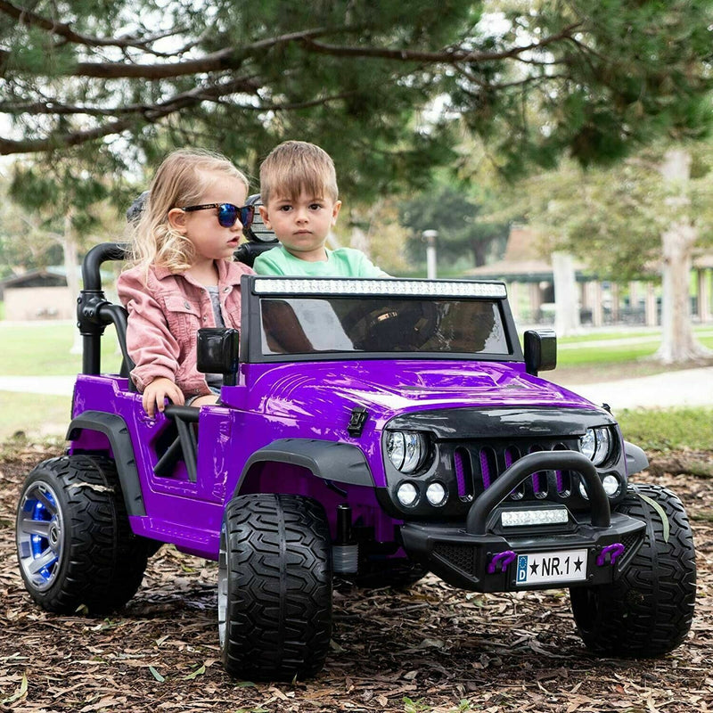 Load image into Gallery viewer, 2023 12V Children&#39;s Jeep Dual-Seater Ride On Kids Vehicle Truck with Remote Control, 3 Gears, Melodies.
