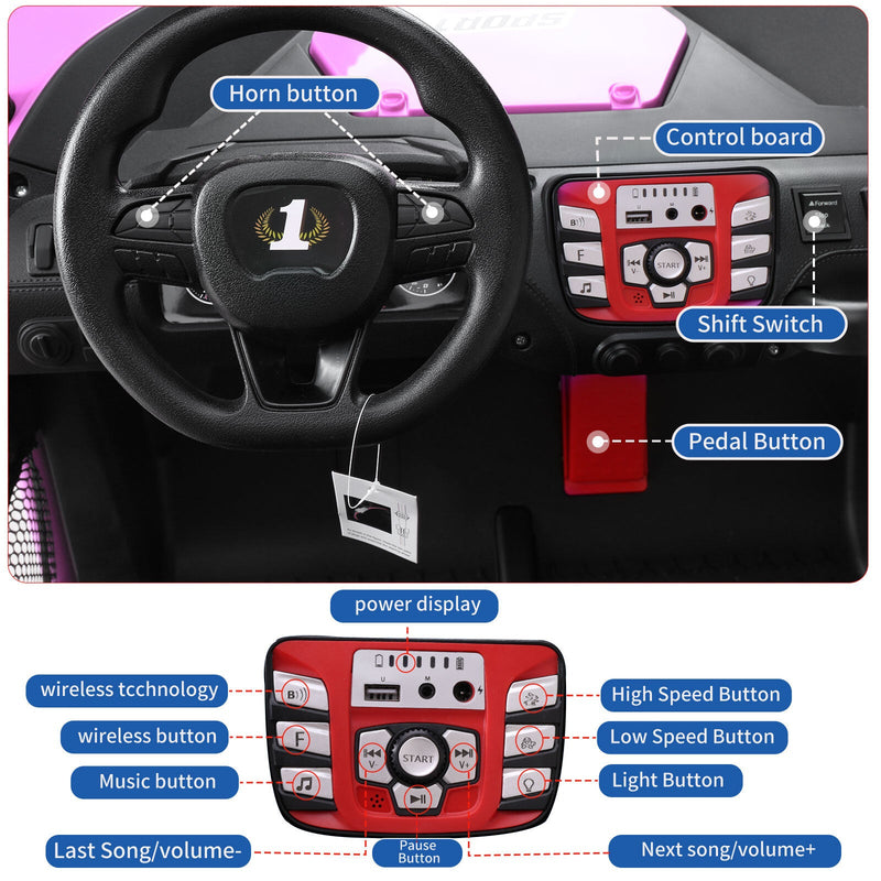 Load image into Gallery viewer, 24V Kids 2-Seater Electric Ride-On UTV Truck with 4WD and 320W Motor, Remote Control
