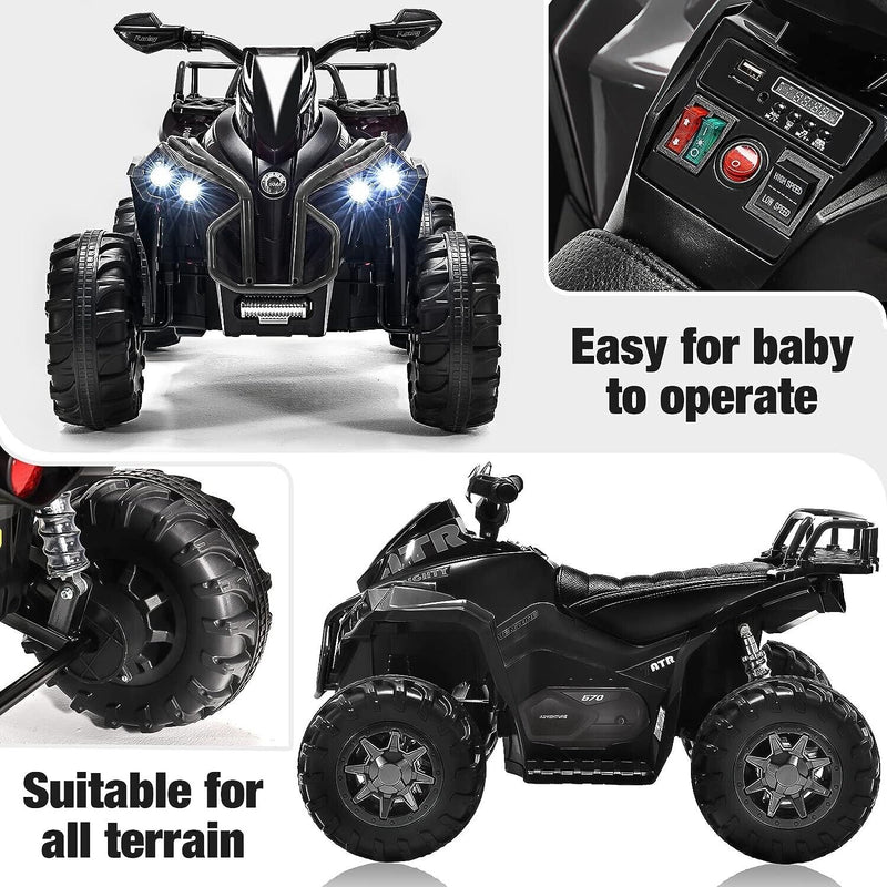 Load image into Gallery viewer, Electric ATV for Kids 3-7 Years Old - Perfect Gift for Children - Four-Wheeler Quad Bike for Boys and Girls
