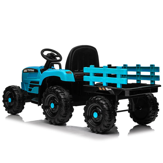 24V 400W Electric Ride-On Tractor Toy with Trailer