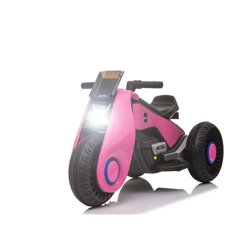 Load image into Gallery viewer, Fun and Stylish Pink Electric Motorcycle for Kids with USB Music - Perfect Birthday Gift for Girls!
