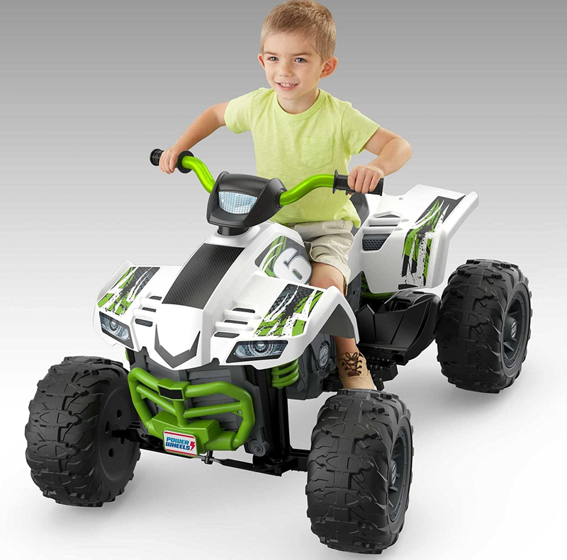 Load image into Gallery viewer, Power Wheels Racing ATV Electric Ride-On Toy with All-Terrain Traction
