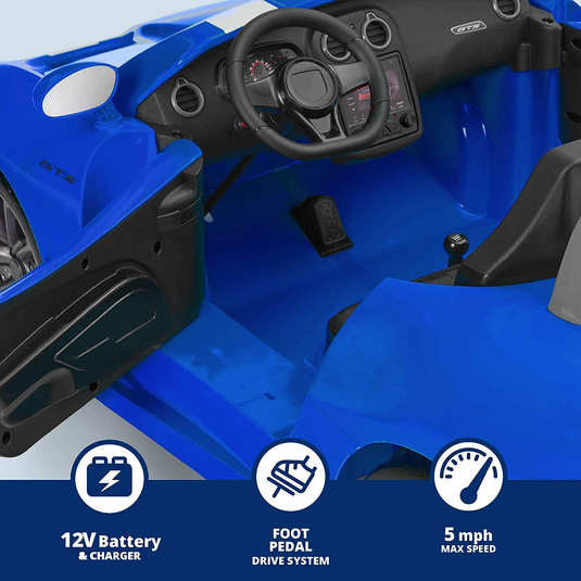 Kid Trax Dodge Viper SRT Convertible Toddler Ride-on Car, Suitable for Children aged 3 to 7 years