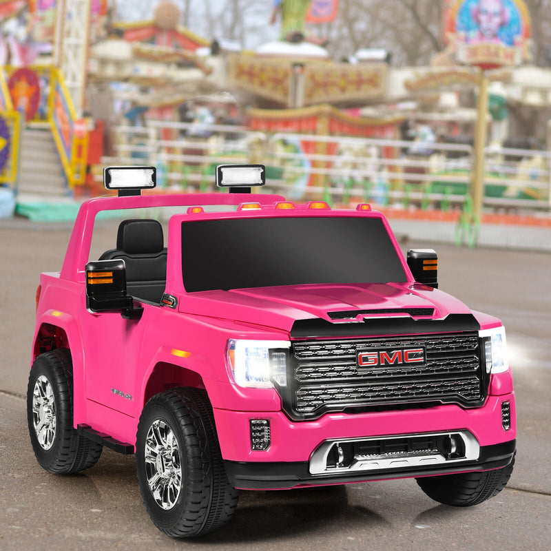 Load image into Gallery viewer, Licensed GMC 2-Seater Pink Ride On Truck for Kids with Remote Control - 12V
