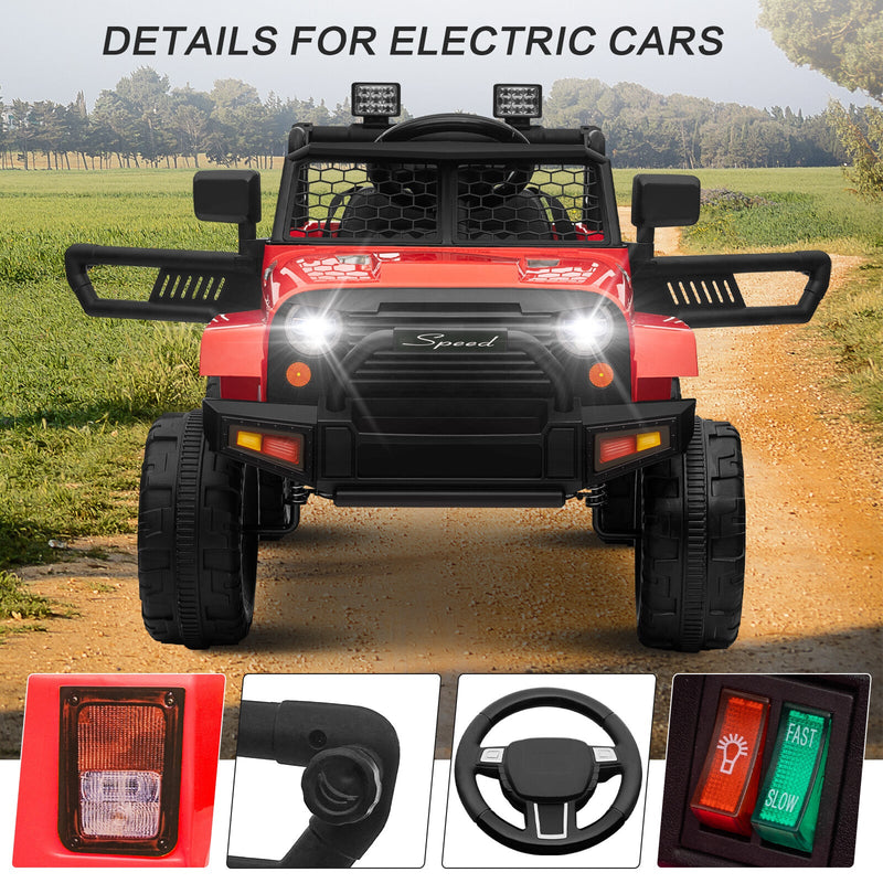 Load image into Gallery viewer, 12V Battery-Powered Kids Ride-On Off-Road Truck Toy with Parent Remote Control
