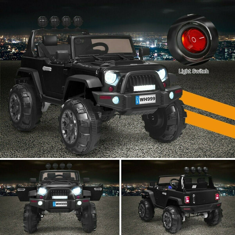 Load image into Gallery viewer, 12V Children&#39;s Ride-On Toy Truck with Spring Suspension System
