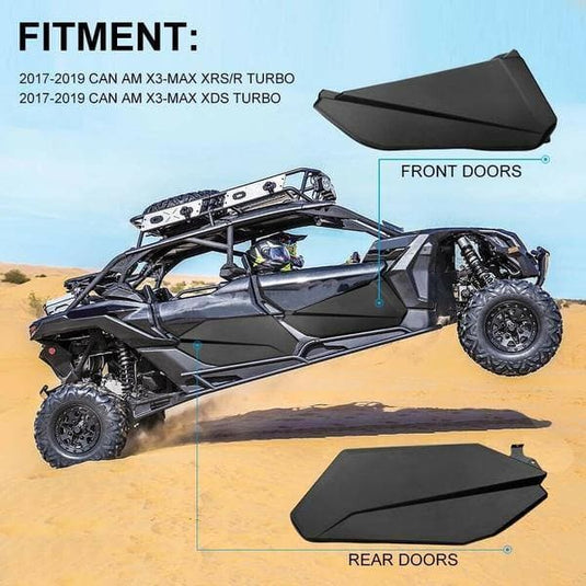 Door/ Door Bags / Rear Side Mirror Combo For Can Am Maverick X3 / Max Turbo R