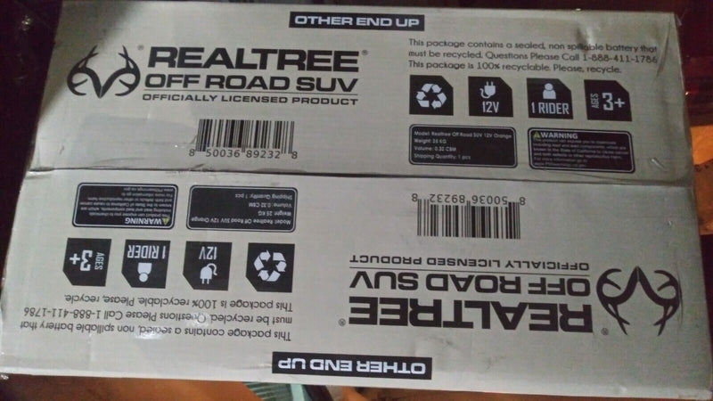 Load image into Gallery viewer, Introducing the 12V Orange Realtree Off Road SUV for Adventurous Kids
