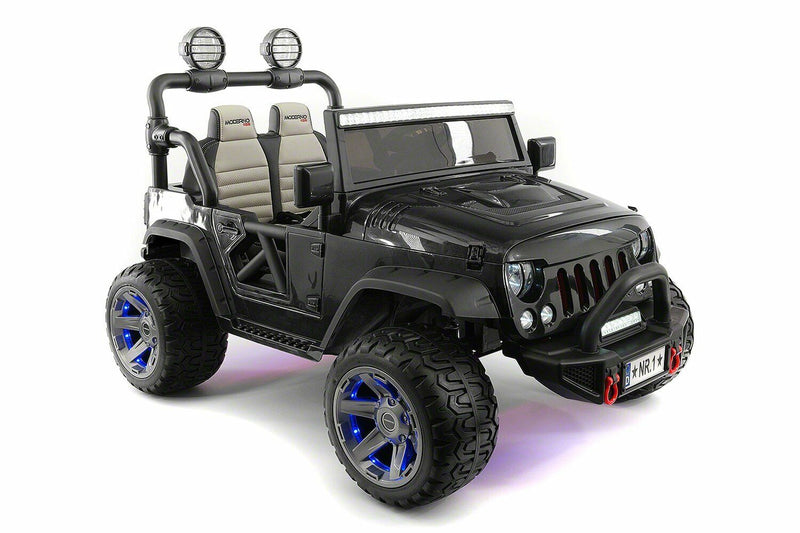 Load image into Gallery viewer, 24V DUAL SEAT CHILDREN&#39;S RIDE-ON VEHICLE JEEP CAR TOY WITH 2 HIGH-PERFORMANCE ENGINES, PNEUMATIC WHEELS, MUSIC PLAYER + REMOTE CONTROL
