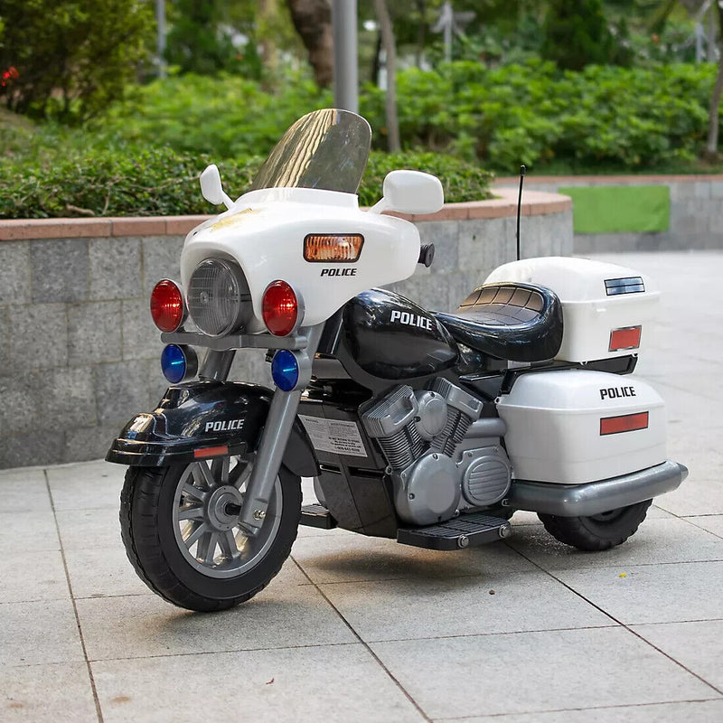 Load image into Gallery viewer, Kids Electric Police Motorbike Ride-On Toy for Boys and Girls - 12v Motorized Motorcycle Car
