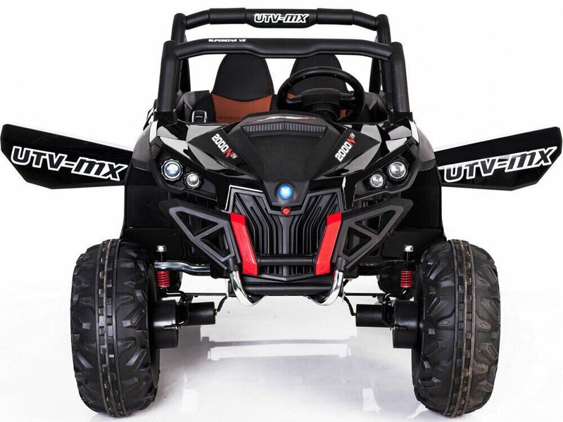 Load image into Gallery viewer, Black Mini Moto UTV 4x4 12v (2.4ghz RC) Two Seater Electric - Ride On Vehicle for Toddlers
