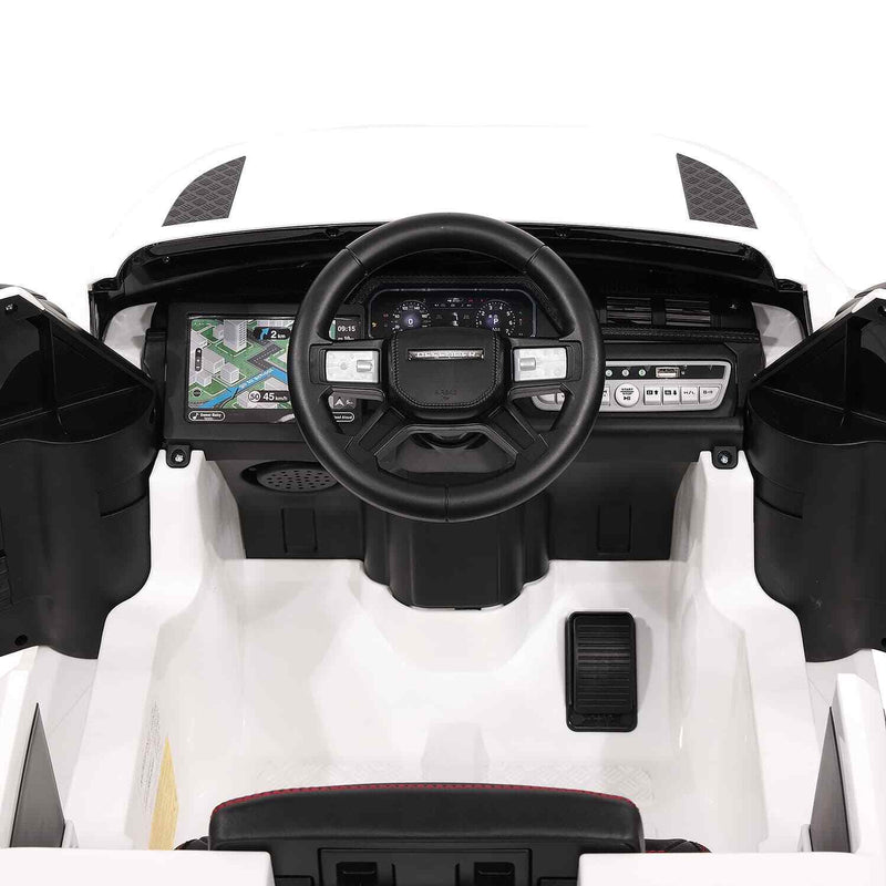 Load image into Gallery viewer, Licensed 12V Land Rover Defender Ride-On Car for Kids with LED Lights, MP3 Player, and Remote Control
