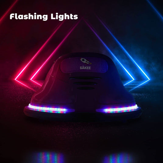 Electric Bumper Car Ride-On Toy for Kids 1.5-6 Years Old - 66lbs Weight Capacity