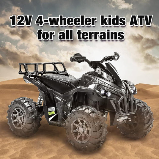 Electric ATV for Kids 3-7 Years Old - Perfect Gift for Children - Four-Wheeler Quad Bike for Boys and Girls