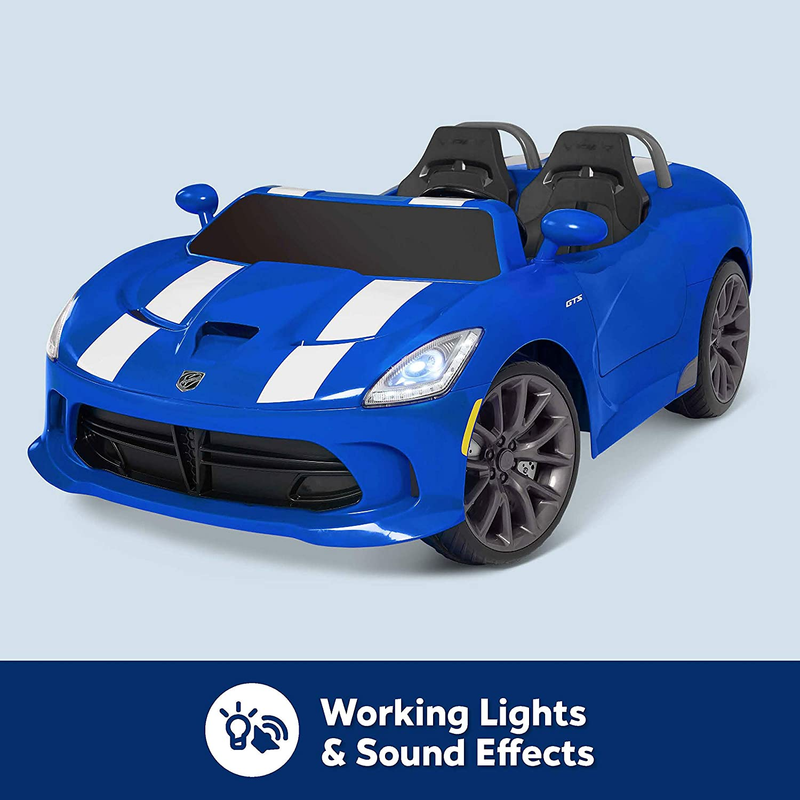 Load image into Gallery viewer, Kid Trax Dodge Viper SRT Convertible Toddler Ride-on Car, Suitable for Children aged 3 to 7 years
