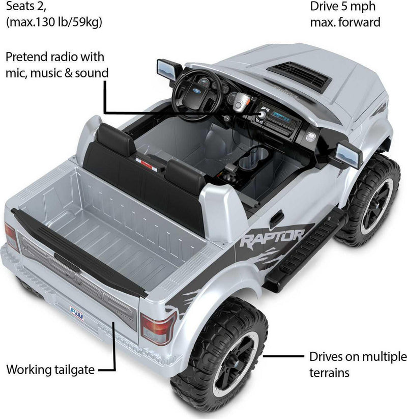 Load image into Gallery viewer, Ford F150 Raptor Extreme 12V Ride-On Truck for Kids
