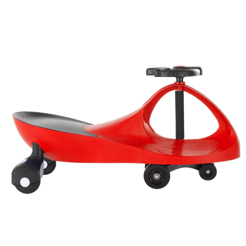 Load image into Gallery viewer, Red and Black Wiggle Ride-On Car Toy – Battery and Pedal Free, New with Damaged Box

