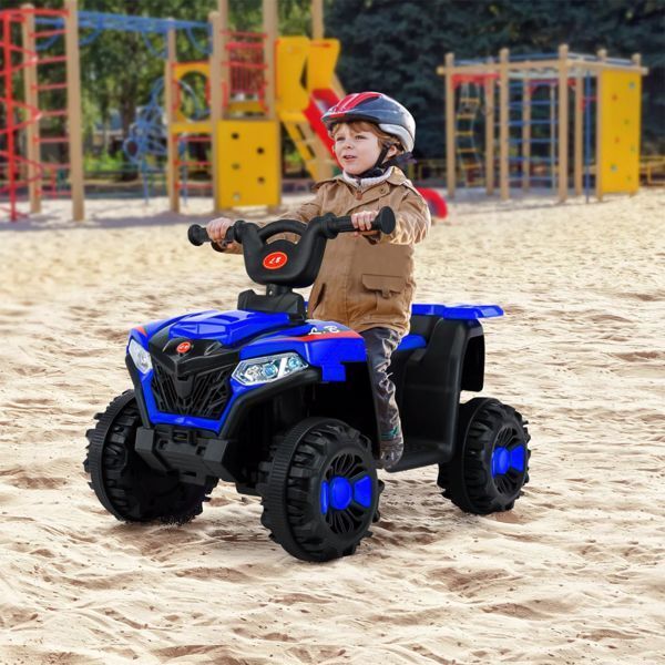 Load image into Gallery viewer, Electric Kids ATV with Forward/Reverse Switch and 4-Wheel Beach Buggy Design

