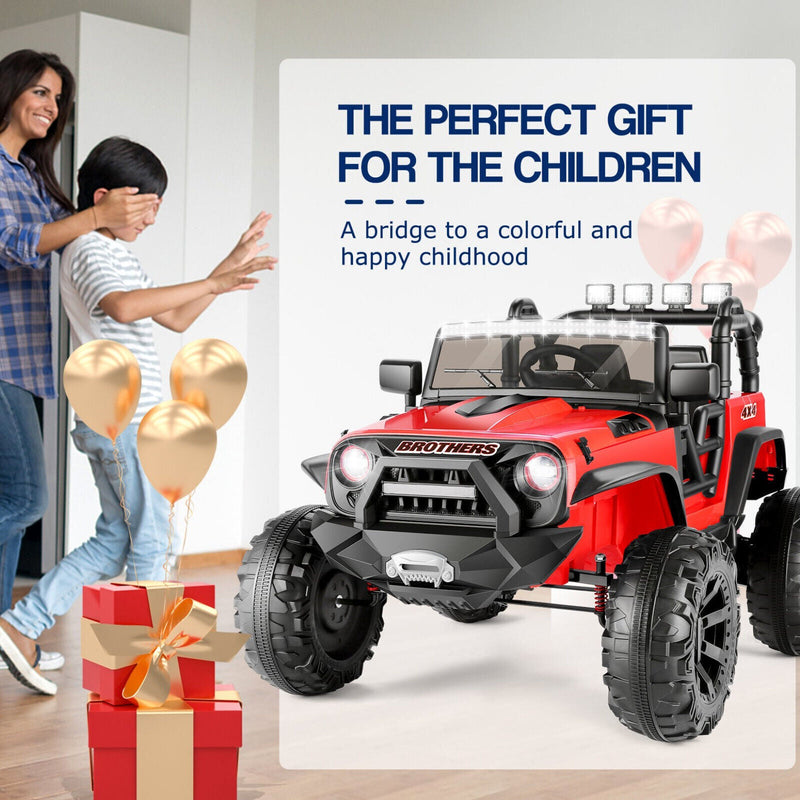 Load image into Gallery viewer, Electric 2 Seater Kids Ride On Truck with Remote Control and Powerful 200W Motors - 3 Speed Options and Long-Lasting Battery
