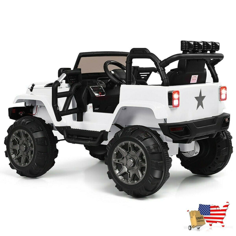 Load image into Gallery viewer, 12V Kids Ride-On Toy Truck with LED Lights
