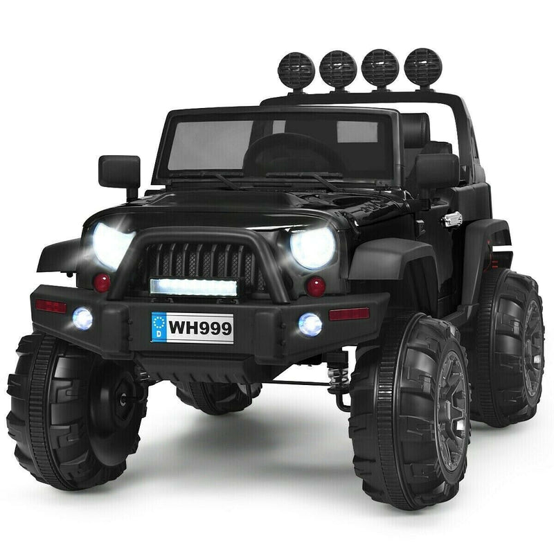 Load image into Gallery viewer, 12V Children&#39;s Ride-On Toy Truck with Spring Suspension System
