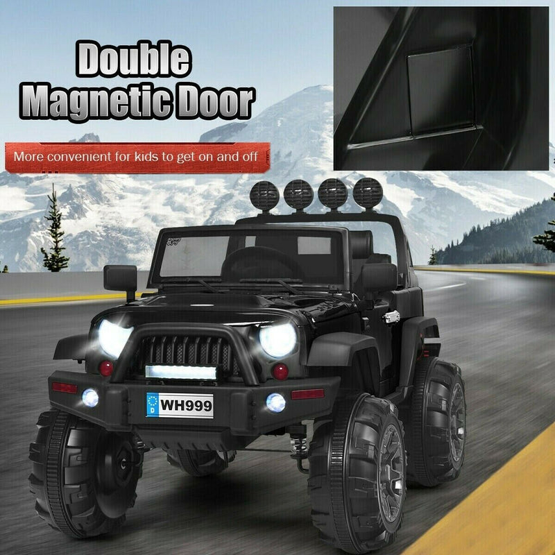 Load image into Gallery viewer, 12V Children&#39;s Ride-On Toy Truck with Spring Suspension System
