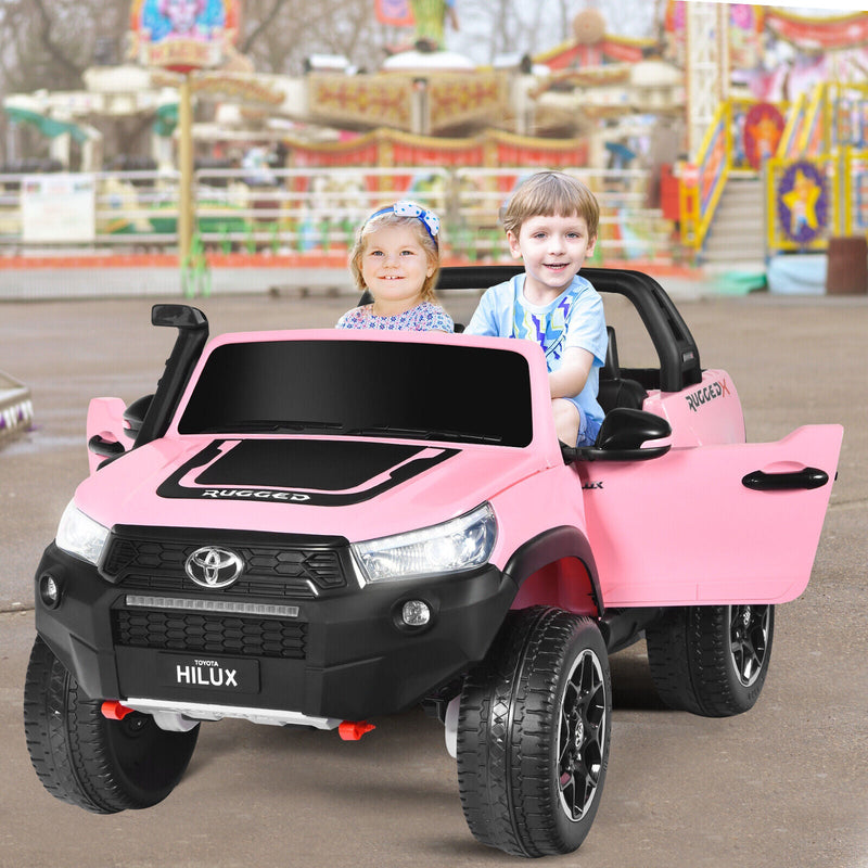 Load image into Gallery viewer, 2-Seater 4WD Toyota Hilux Ride On Truck Car with Remote Control - Pink
