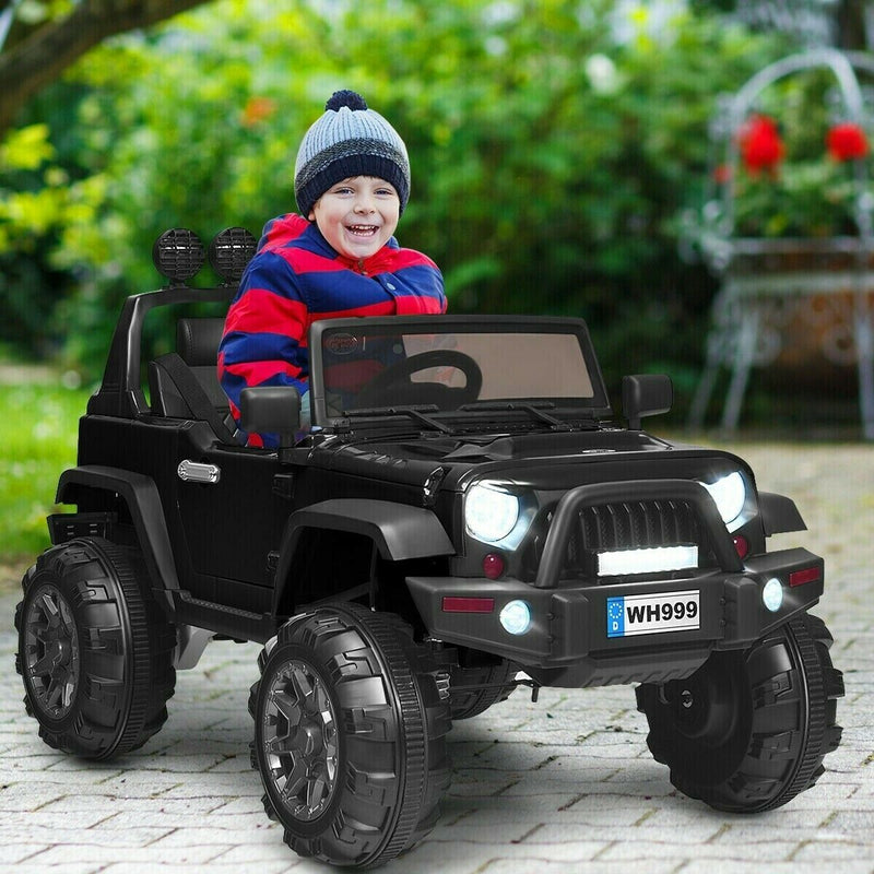 Load image into Gallery viewer, 12V Children&#39;s Ride-On Toy Truck with Spring Suspension System
