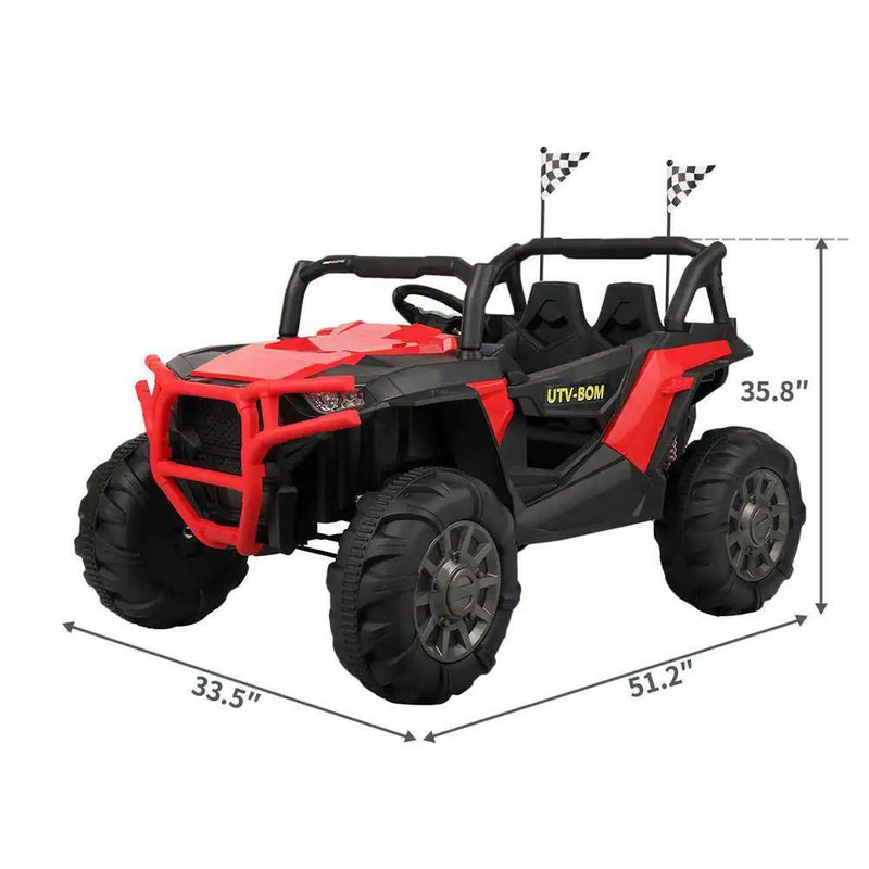 Load image into Gallery viewer, Battery Operated Kids SUV Ride-On Truck with MP3 Player, Bluetooth, LED Lights, and 3 Speed Options
