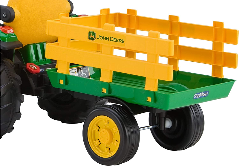 Load image into Gallery viewer, John Deere Ground Force Tractor and Trailer Set
