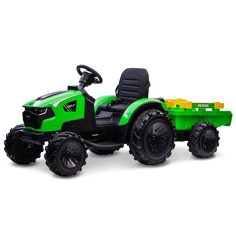 Load image into Gallery viewer, Electric Kids Ride on Tractor with Remote Control and LED Lights
