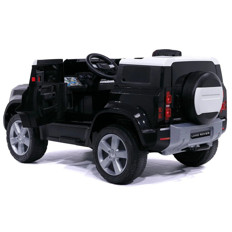 Load image into Gallery viewer, Licensed 12V Land Rover Defender Ride-On Car for Kids with LED Lights, MP3 Player, and Remote Control
