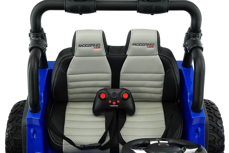 Load image into Gallery viewer, 24V DUAL SEAT CHILDREN&#39;S RIDE-ON VEHICLE JEEP CAR TOY WITH 2 HIGH-PERFORMANCE ENGINES, PNEUMATIC WHEELS, MUSIC PLAYER + REMOTE CONTROL
