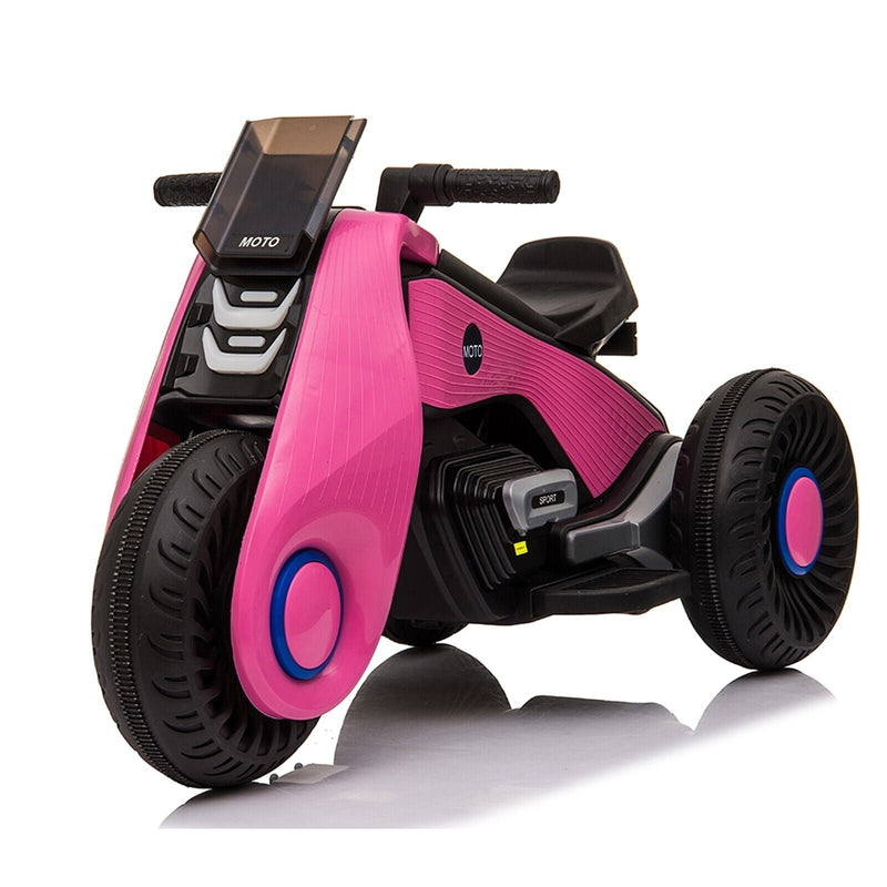 Load image into Gallery viewer, Fun and Stylish Pink Electric Motorcycle for Kids with USB Music - Perfect Birthday Gift for Girls!

