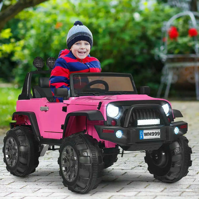 Load image into Gallery viewer, Bluetooth Ride-On Truck for Kids with Headlights and Remote Control - Suitable for Ages 3 to 7
