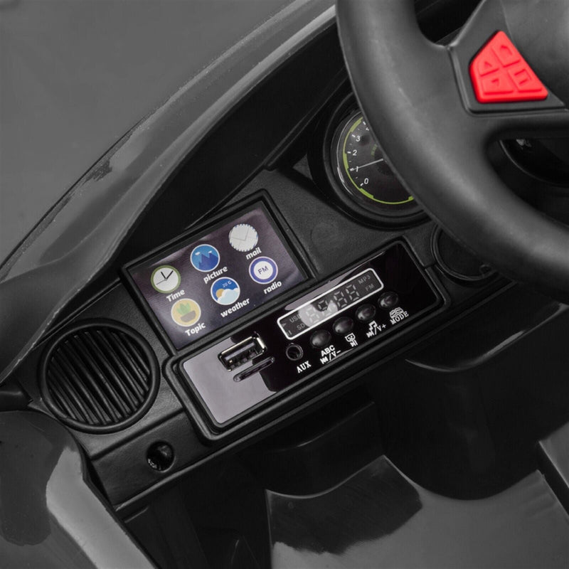 Load image into Gallery viewer, Electric Ride-On Car for Kids with Remote Control and LED Lights - Black
