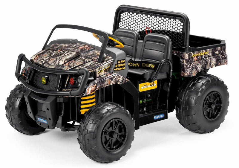 Load image into Gallery viewer, John Deere Camouflage Children&#39;s Electric Ride-On Gator XUV with Dumping Cargo Bed - Suitable for Ages 3 to 8
