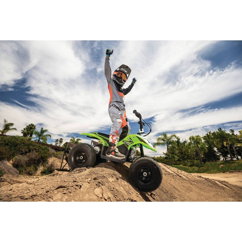 Load image into Gallery viewer, Razor 24V Dirt Quad SX McGrath Electric Ride-On - Green - Boost Motor Abilities
