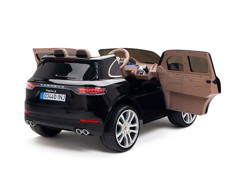 Load image into Gallery viewer, 12V Electric Porsche Cayenne Children&#39;s Ride-on Car with EVA Rubber Tires
