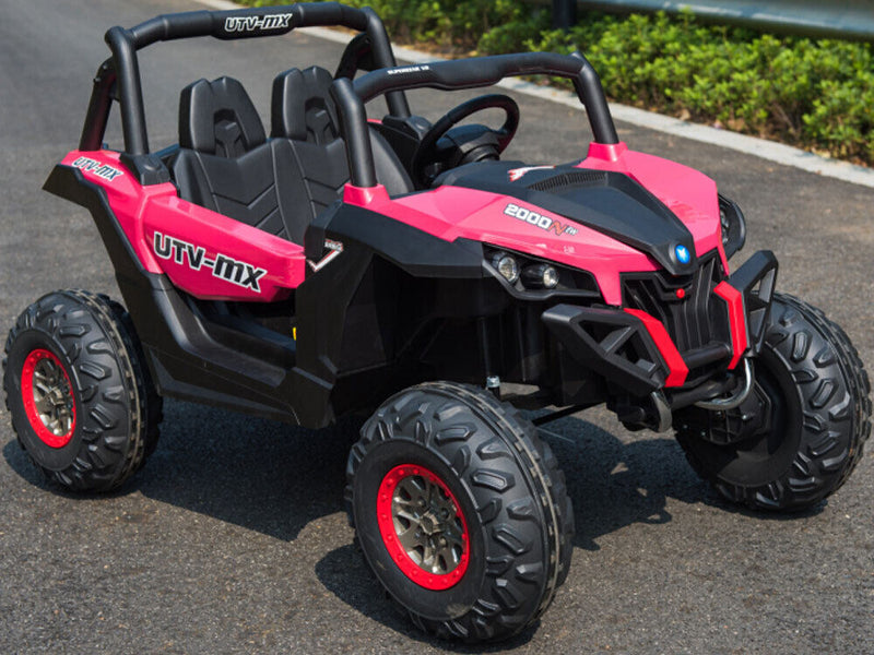 Load image into Gallery viewer, Pink Mini Moto UTV 4x4 12v Ride-On Toy (2.4ghz Remote Control)
