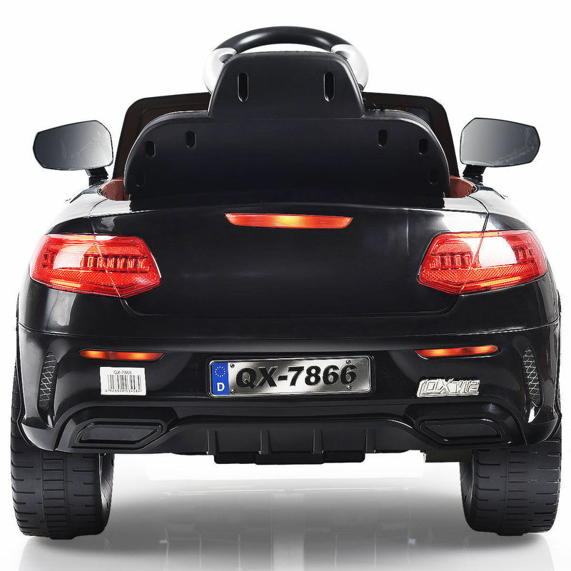 Load image into Gallery viewer, 6V Kids Ride On Car with RC Remote Control and LED Lights - Black
