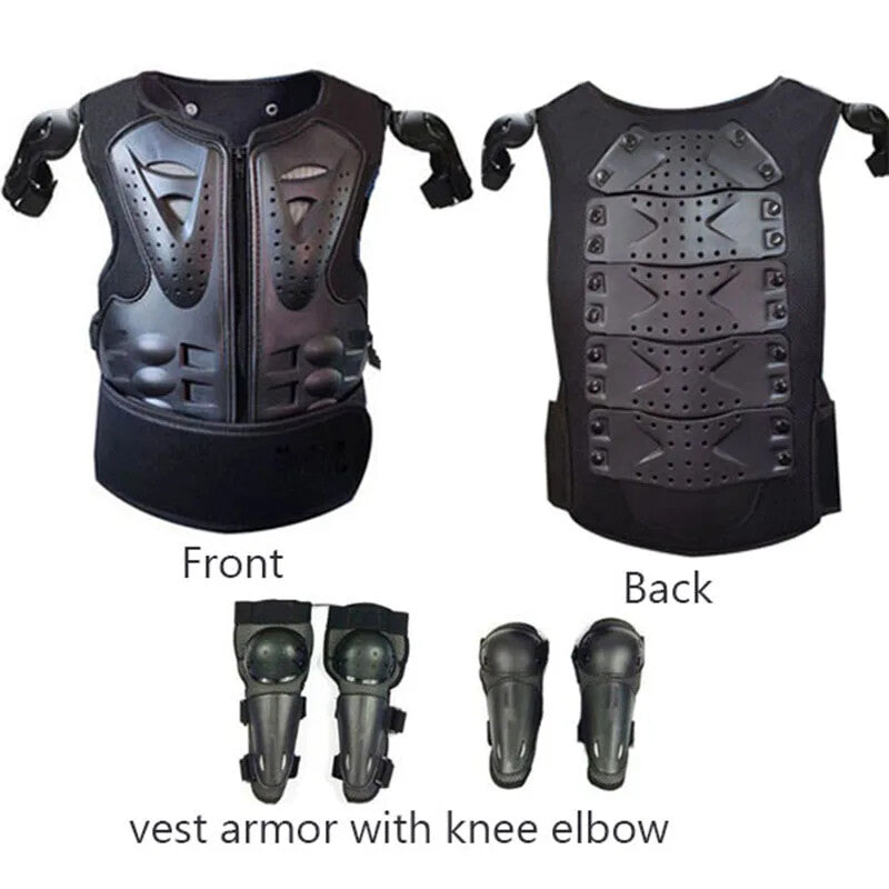 Load image into Gallery viewer, Kids Motocross Body Armor Back Protector Ride-On Horse Toy for Ages 4-15 Years
