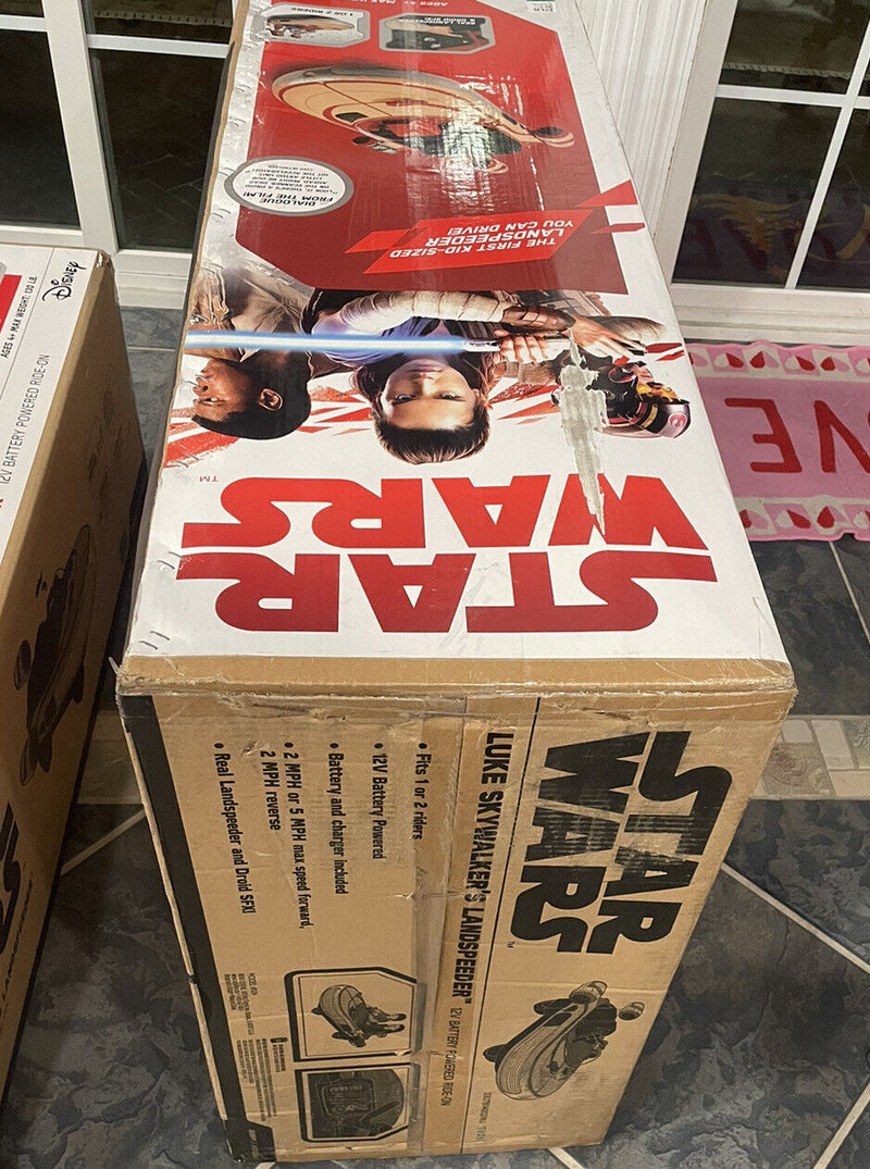 Load image into Gallery viewer, Radio Flyer Star Wars 12V Luke Skywalkers Landspeeder Electric Ride On - Brand New
