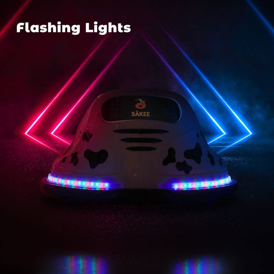 Flashing Lights Music Stickers for Electric Bumper Cars - SÄKEE Remote Control