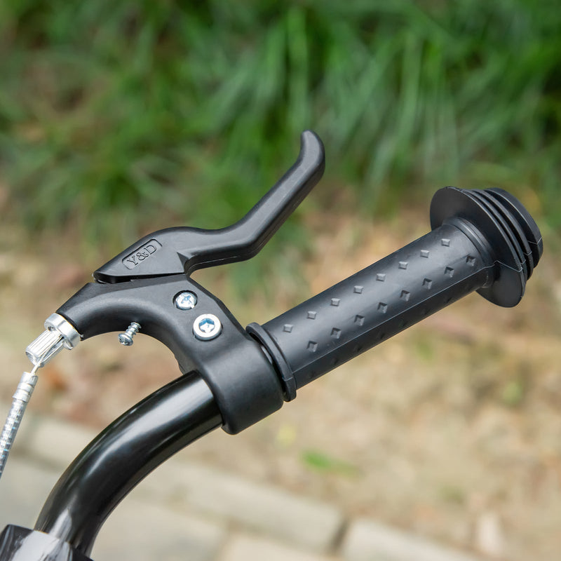Load image into Gallery viewer, Youth Kick Scooter with Adjustable Handlebars, Double Brakes, and 16-Inch Inflatable Tires
